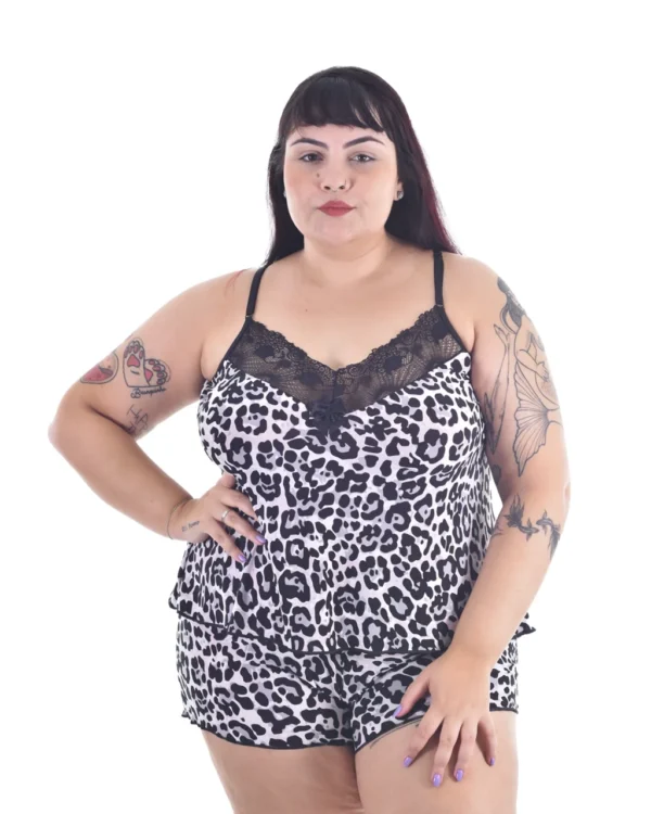 Short Doll Plus Size Elegance — Liganete e Renda