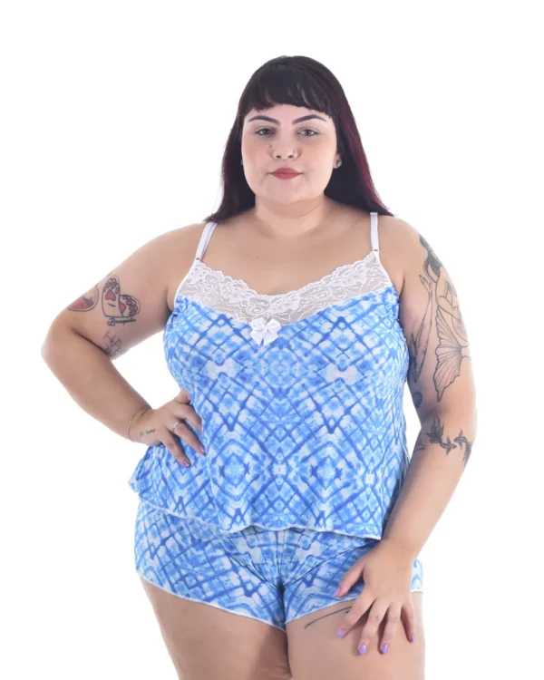 Short Doll Plus Size Elegance — Liganete e Renda — foto 5