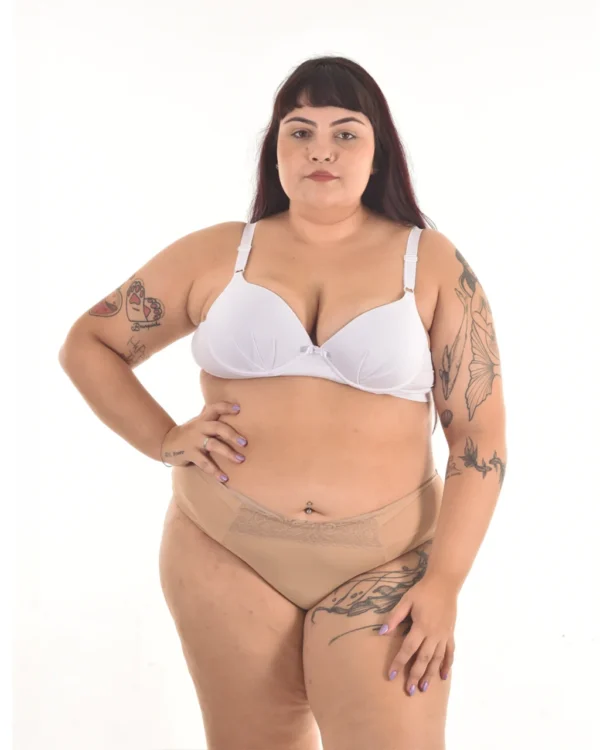 Sutiã Plus Size Transpassado — Microfibra com Bojo — foto 4
