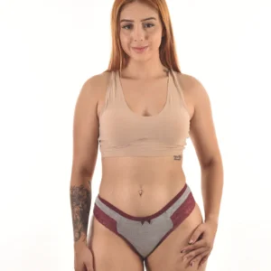 Calcinha Coton com Renda Lateral — Conforto e Charme