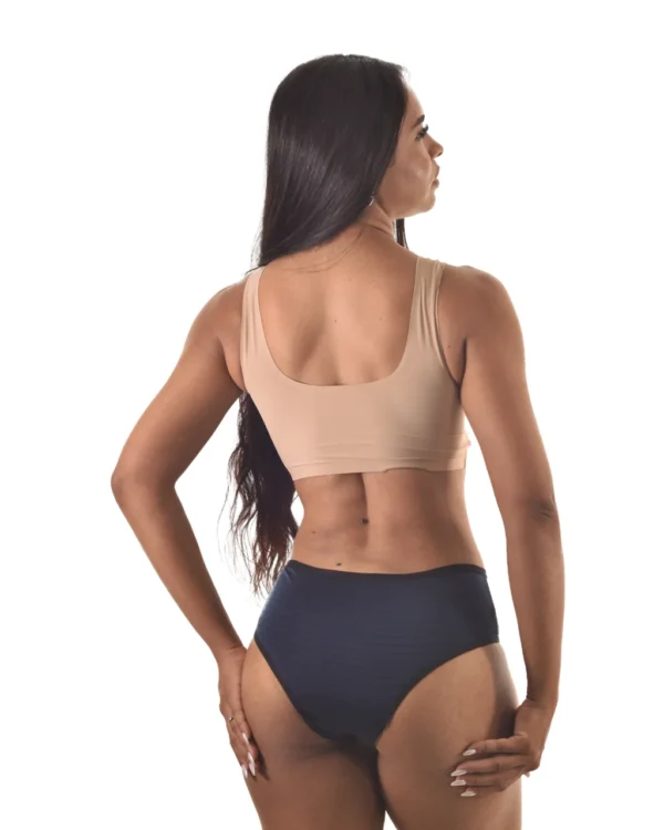 Tangão Sofisticado Microfibra — Renda Contraste — foto 3