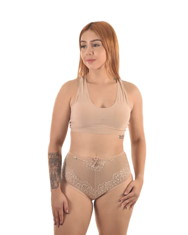 Tangão LuxeFit Microfibra — Elegância com Renda — foto 3