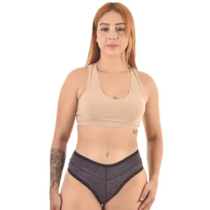 Tangão Suplex Rajado — Conforto e Estilo