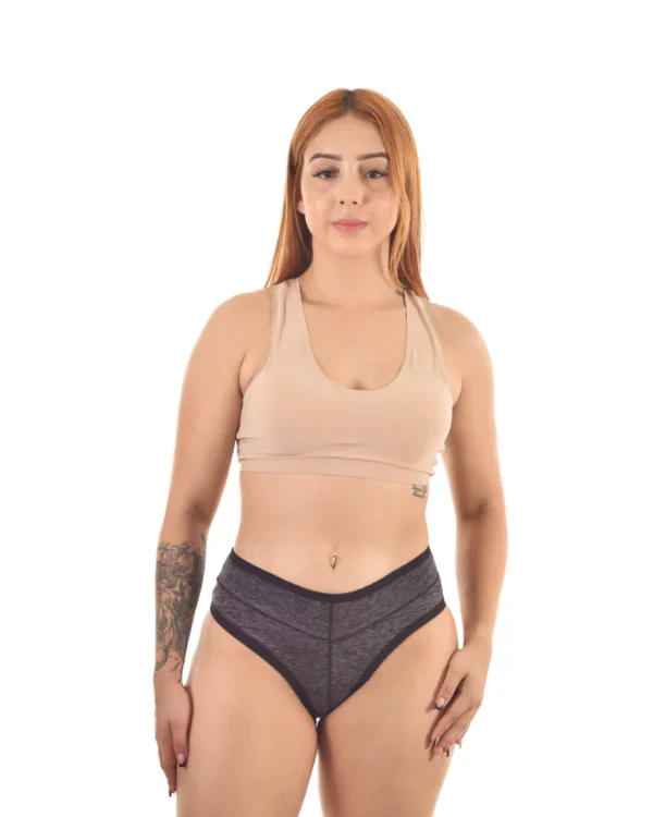 Tangão Suplex Rajado — Conforto e Estilo