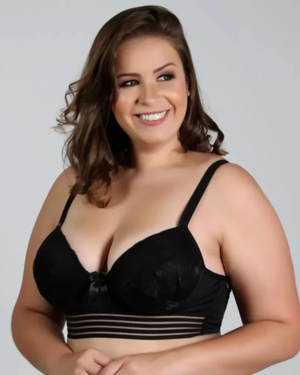 Sutiã Plus Size Charme — Com Bojo e Renda