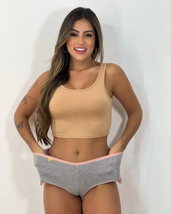 Shortinho Viscose Mescla — Conforto Casual — foto 5