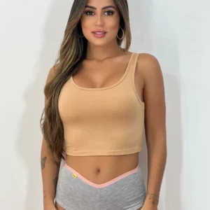 Shortinho Viscose Mescla — Conforto Casual