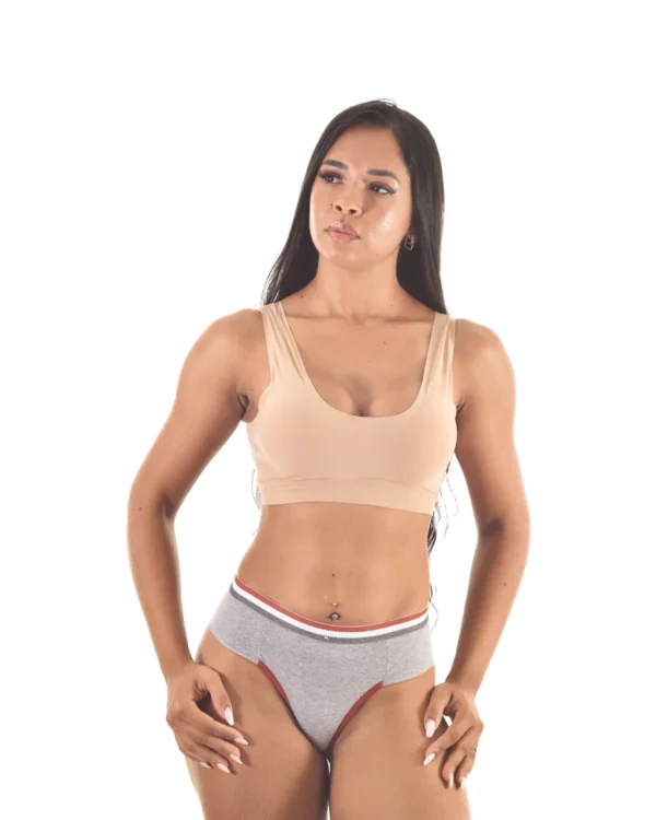 Calcinha Tanga Coton Mescla com Cós — Conforto e Estilo — foto 6