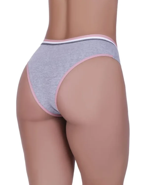 Calcinha Tanga Coton Mescla com Cós — Conforto e Estilo — foto 5