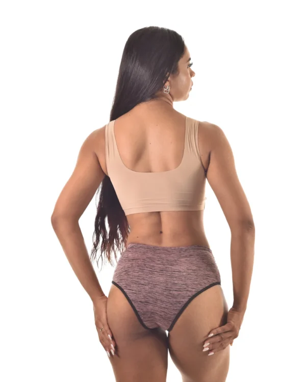 Tangão Suplex Rajado com Renda — Elegância e Conforto — foto 4