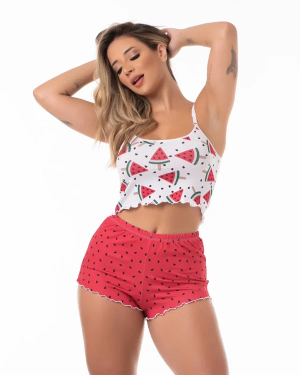 Baby Doll Microfibra Estampado — Sonhos Estampados