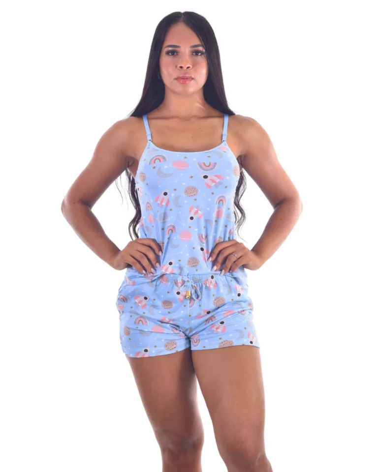 Short Doll Suede Estampado — Toque Suave
