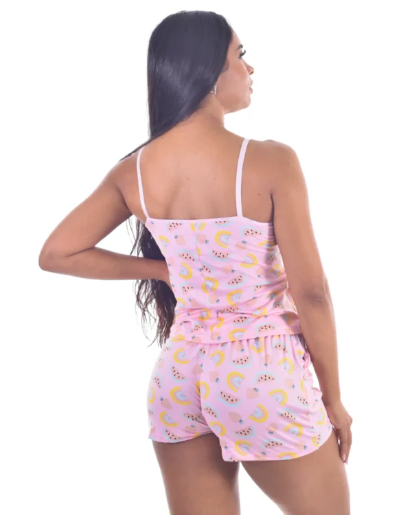 Short Doll Suede Estampado — Toque Suave — foto 4