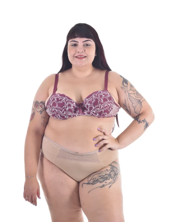 Sutiã Plus Size Bojo e Renda — Sofisticação e Conforto — foto 3