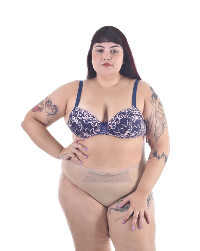 Sutiã Plus Size Bojo e Renda — Sofisticação e Conforto