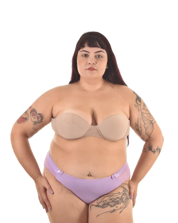 Fio Dental Plus Size Elegance — Microfibra e Renda — foto 5