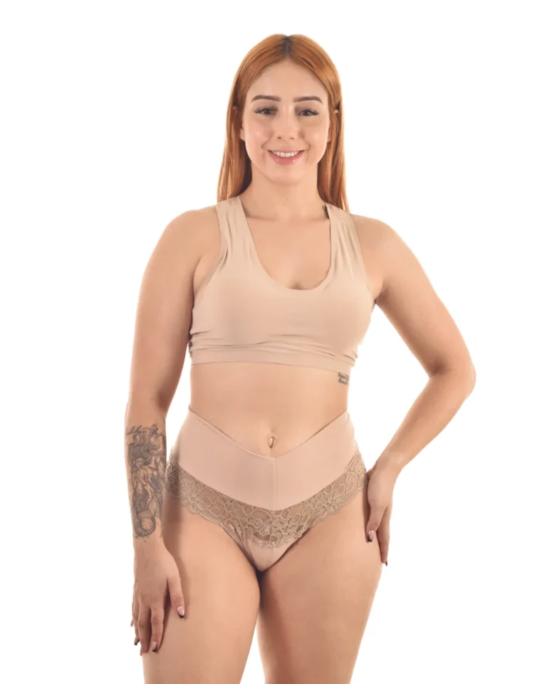 Calcinha Microfibra Cós Duplo & Renda — Elegância Diária