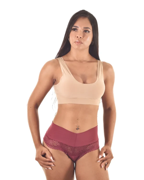 Calcinha Microfibra Cós Duplo & Renda — Elegância Diária — foto 8