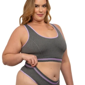 Conjunto Plus Size Elegance — Microfibra Mescla
