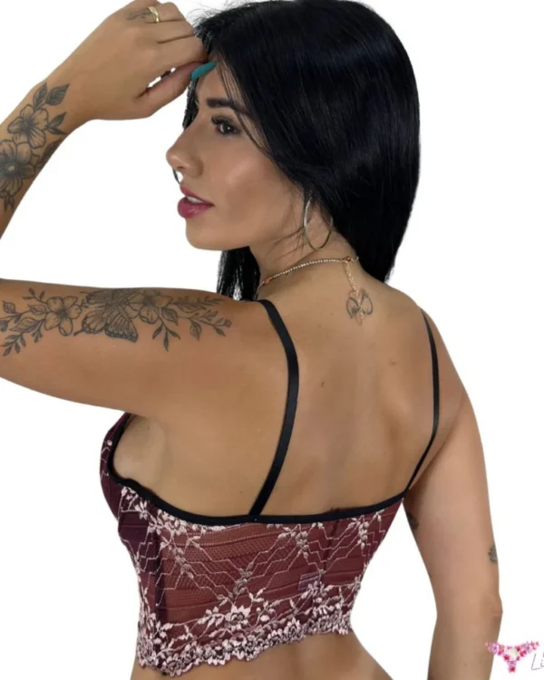 Sutiã Cropped — BordadoChic sem Bojo — foto 2