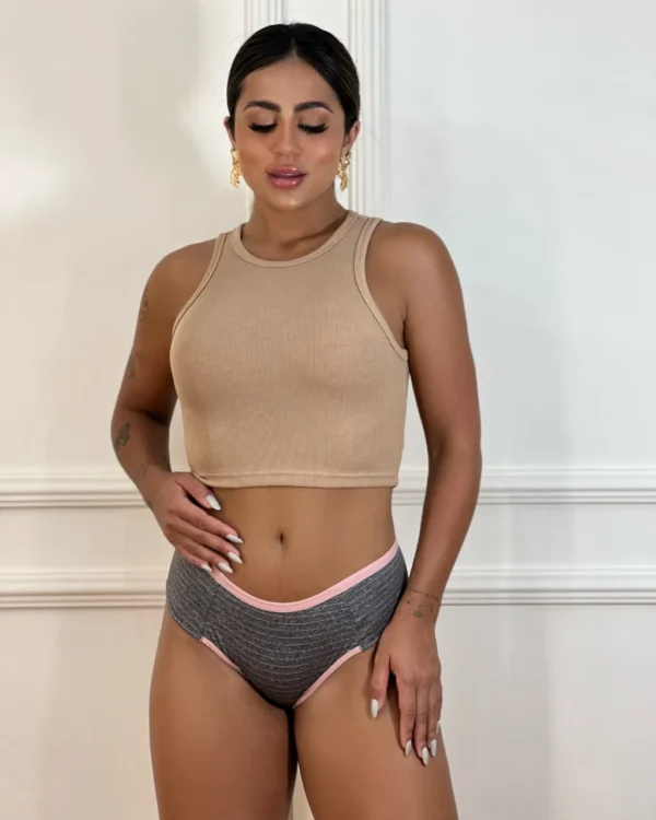 Tangão Mescla Giz & Renda — Conforto e Estilo — foto 3