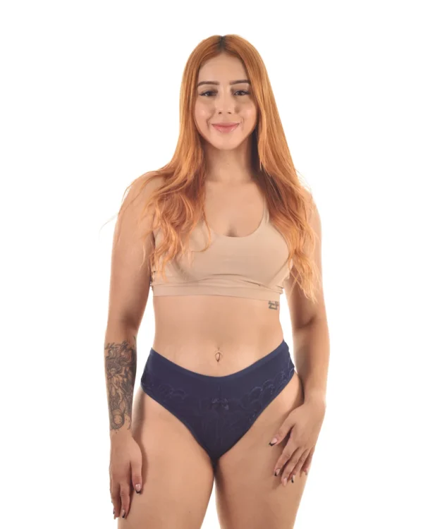 Tangão Microfibra com Renda — Conforto e Elegância