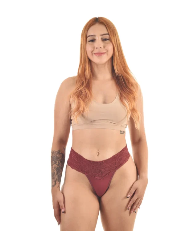 Calcinha Tanga Microfibra com Renda — Conforto e Elegância — foto 7