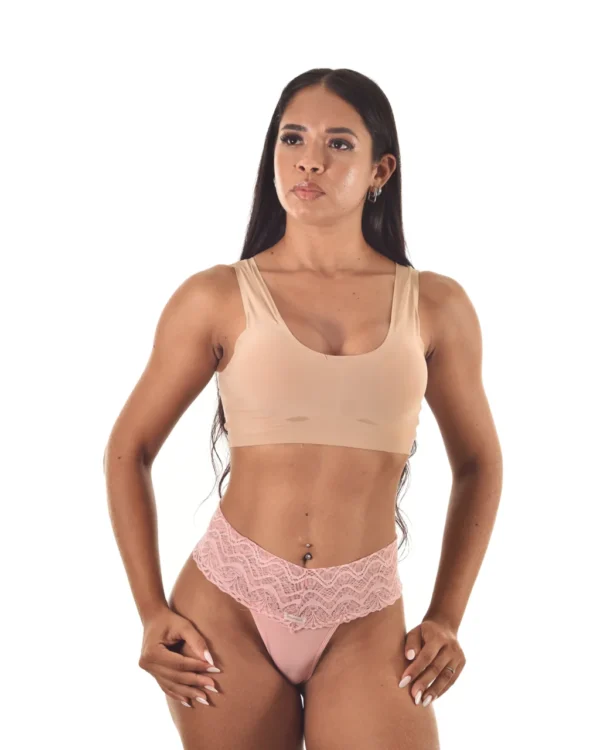 Calcinha Tanga Microfibra com Renda — Conforto e Elegância — foto 3