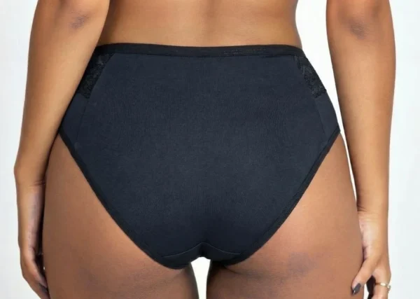 Tangão em suede com detalhe em renda — foto 4