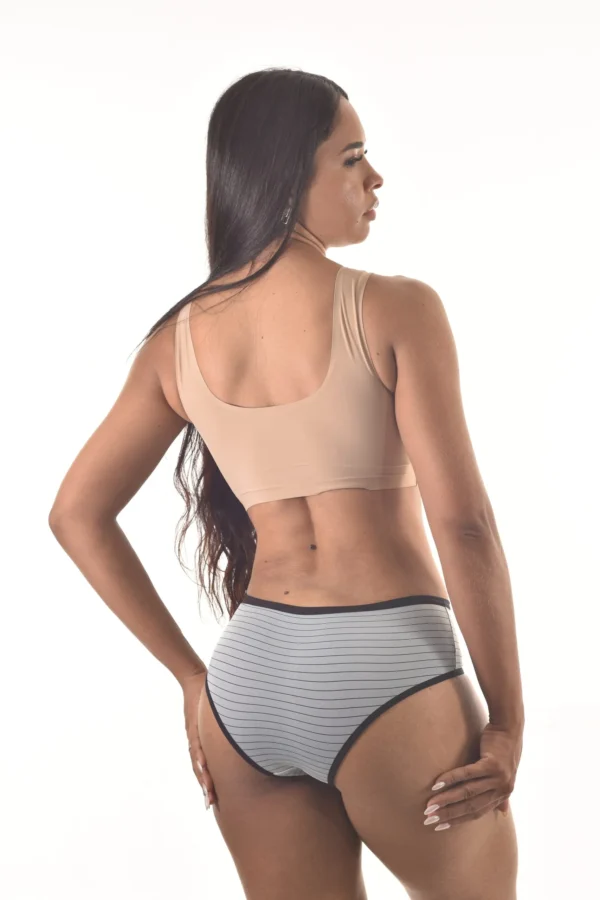 Tangão Sofisticado Microfibra — Renda Contraste — foto 17