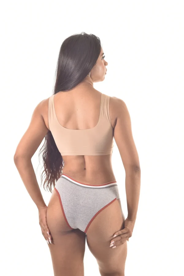 Calcinha Tanga Coton Mescla com Cós — Conforto e Estilo — foto 9