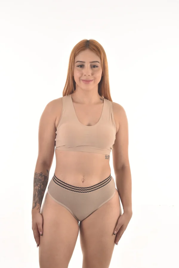 Calcinha Coton Penteado Confort — foto 3