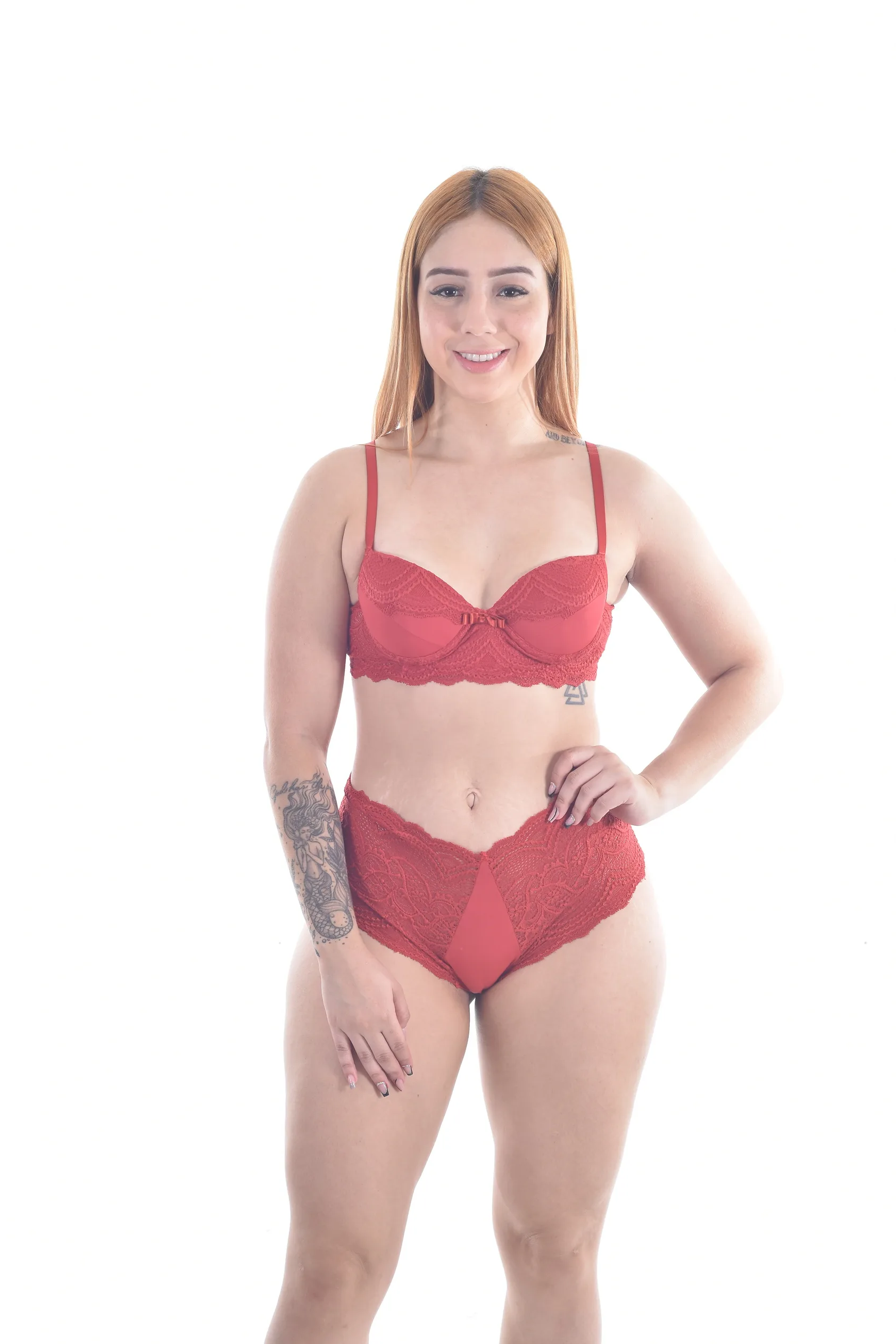 Conjunto Microfibra com Renda — foto 1