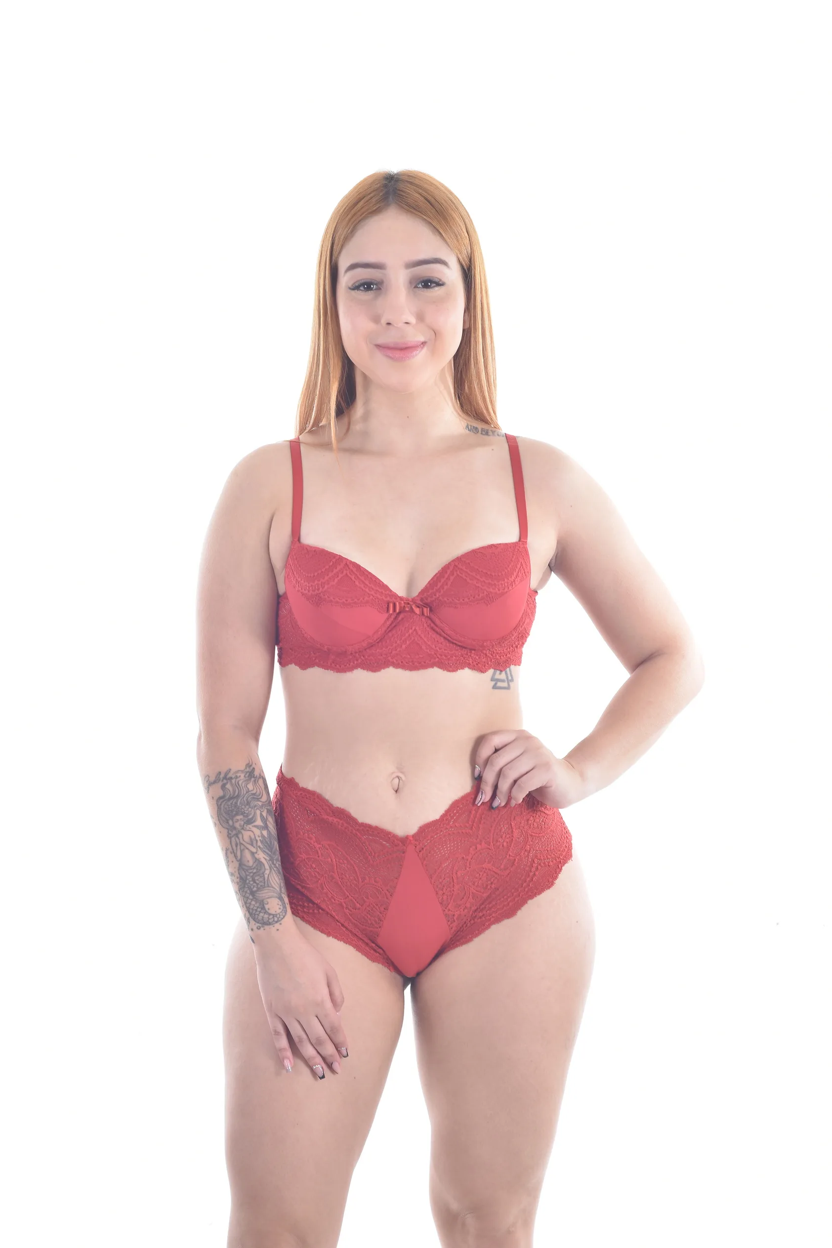 Conjunto Microfibra com Renda — foto 3