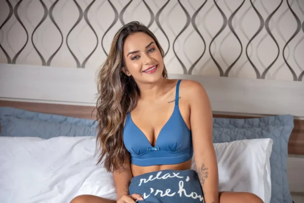 Sutiã BaseSoft | MicroFit com Bojo - cor marinho